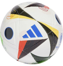 М'яч футбольний Adidas Euro24 Fussballiebe League J350 IN9376 розмір 5, біло-чорний