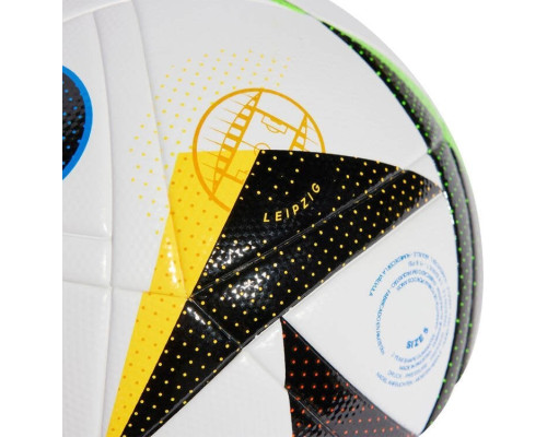 Футбольний м'яч Adidas Euro24 Fussballiebe League IN9367 розмір 5 універсальний Футбольний м'яч Adidas Euro24 Fussballiebe League IN9367 розмір 5 універсальний
