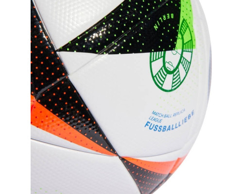 Футбольний м'яч Adidas Euro24 Fussballiebe League IN9367 розмір 5 універсальний Футбольний м'яч Adidas Euro24 Fussballiebe League IN9367 розмір 5 універсальний