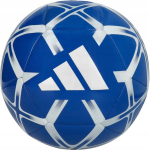 Adidas футбольний м'яч Starlancer Club тренувальний рекреаційний, синій, розмір 4