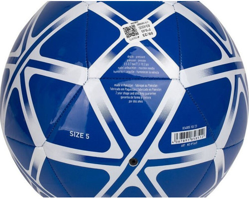 М'яч футбольний Adidas Starlancer Club IP1649 розмір 5, синій М'яч футбольний Adidas Starlancer Club IP1649 розмір 5, синій