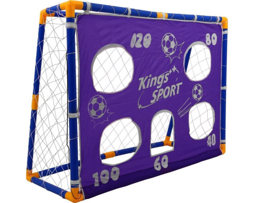 Ворота футбольні дитячі Ramiz ZOG.26002 135 x 100 см, синьо-жовті