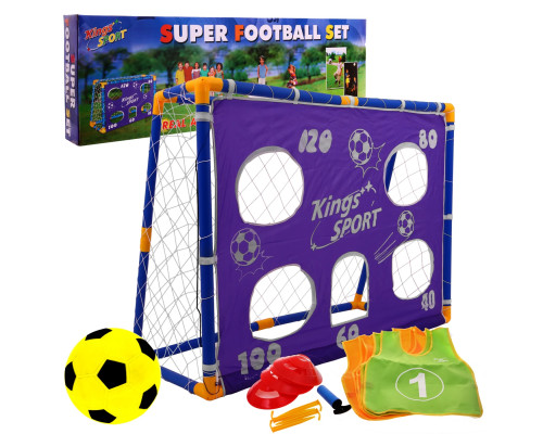 Ворота футбольні дитячі Ramiz ZOG.26002 135 x 100 см, синьо-жовті