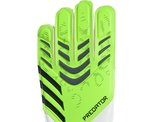 Рукавички воротарські Adidas Predator Training limonkowe JN5362 р. 6, біло-зелені Рукавички воротарські Adidas Predator Training limonkowe JN5362 р. 6, біло-зелені