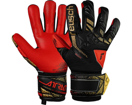 Рукавички воротарські Reusch Attrakt Freegel Silver Junior 5572235 7075 р.7,5, червоно-чорні Рукавички воротарські Reusch Attrakt Freegel Silver Junior 5572235 7075 р.7,5, червоно-чорні