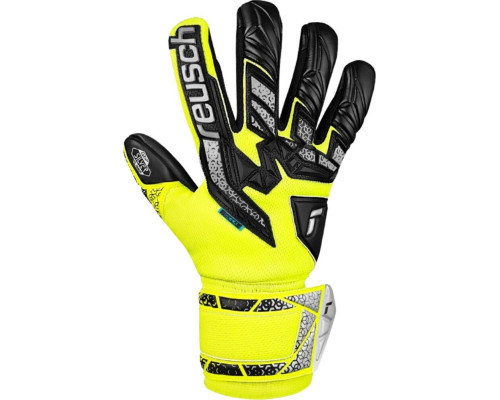 Рукавички воротарські Reusch Attrakt Freegel Silver 5570235 2025 р.8,5, жовто-чорні Рукавички воротарські Reusch Attrakt Freegel Silver 5570235 2025 р.8,5, жовто-чорні