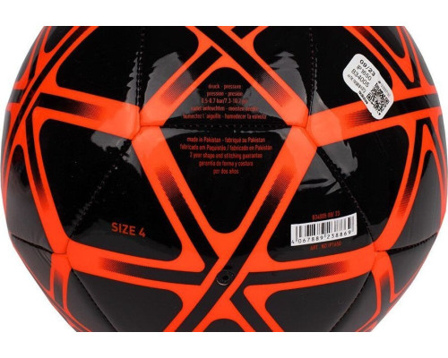 М'яч для футболу Adidas Starlancer Club чорний та червоний IP1650 5 М'яч для футболу Adidas Starlancer Club чорний та червоний IP1650 5