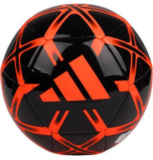 М'яч футбольний Adidas Starlancer Club IP1650 розмір 5, чорно-червоний