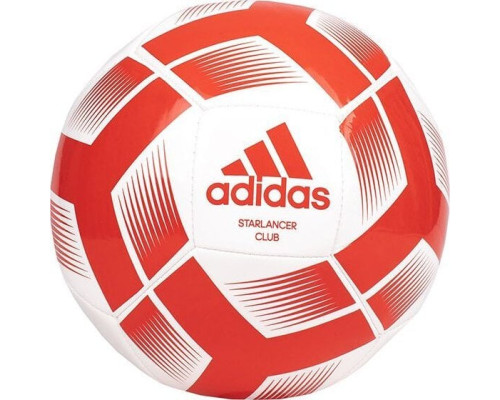 М'яч для футболу Adidas Starlancer Club Ball біло-червоний IA0974 4 М'яч для футболу Adidas Starlancer Club Ball біло-червоний IA0974 4