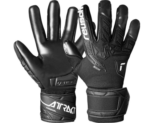 Рукавички воротарські Reusch Attrakt Freegel Infinity czarne 5570735 7700 р.8, чорні Рукавички воротарські Reusch Attrakt Freegel Infinity czarne 5570735 7700 р.8, чорні