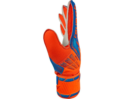 Рукавички воротарські Reusch Attrakt Solid Junior 5572515 2290 р.6,5, помаранчево-сині Рукавички воротарські Reusch Attrakt Solid Junior 5572515 2290 р.6,5, помаранчево-сині