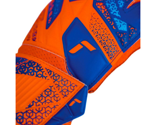 Рукавички воротарські Reusch Attrakt Solid Junior 5572515 2290 р.6,5, помаранчево-сині Рукавички воротарські Reusch Attrakt Solid Junior 5572515 2290 р.6,5, помаранчево-сині