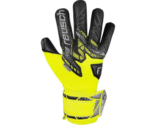 Рукавички воротарські Reusch Attrakt Gold X NC 5570955 2025 р.10, жовто-чорні Рукавички воротарські Reusch Attrakt Gold X NC 5570955 2025 р.10, жовто-чорні