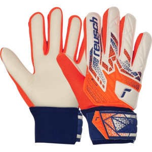 Рукавички воротарські Reusch Attrakt Starter Solid Junior 5572513 2500 р.3, біло-помаранчеві