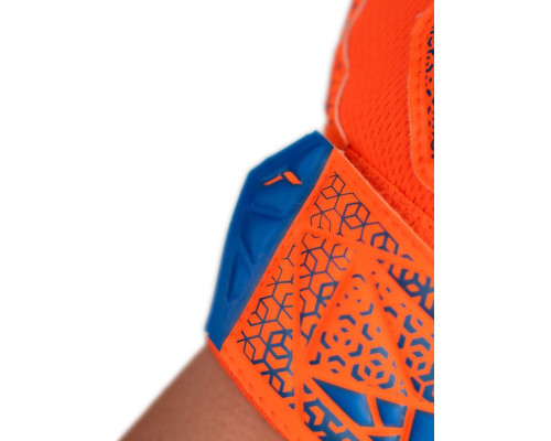 Рукавички воротарські Reusch Attrakt Starter Solid Finger Support Junior 5472511 2290 р.5, помаранчево-сині Рукавички воротарські Reusch Attrakt Starter Solid Finger Support Junior 5472511 2290 р.5, помаранчево-сині