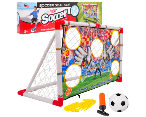 Ворота футбольні MEGA ZOG.628-76 з мішенню 116 x 76 x 48 см