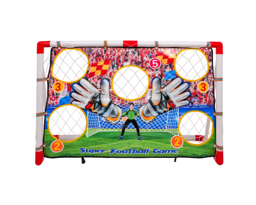 Ворота футбольні MEGA ZOG.628-76 з мішенню 116 x 76 x 48 см