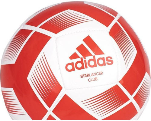 М'яч для футболу Adidas Starlancer Club Ball біло-червоний IA0974 5 М'яч для футболу Adidas Starlancer Club Ball біло-червоний IA0974 5