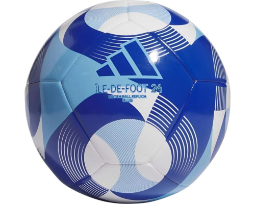 Футбольний м'яч Adidas Olympic 24 Club синій IW6328 розмір 5 Футбольний м'яч Adidas Olympic 24 Club синій IW6328 розмір 5