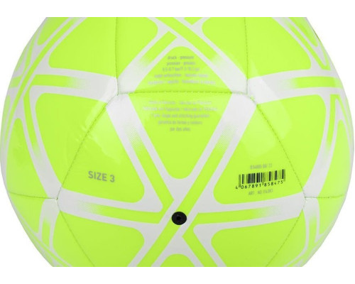 М'яч для футболу Adidas Starlancer Club жовто-білий IT6383 3 М'яч для футболу Adidas Starlancer Club жовто-білий IT6383 3