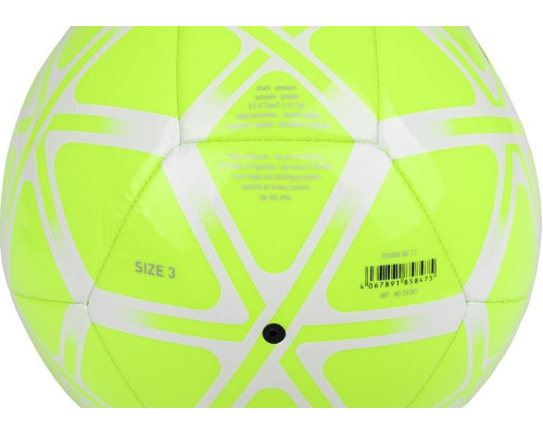 М'яч футбольний Adidas Starlancer Club IT6383 розмір 3, жовто-білий М'яч футбольний Adidas Starlancer Club IT6383 розмір 3, жовто-білий