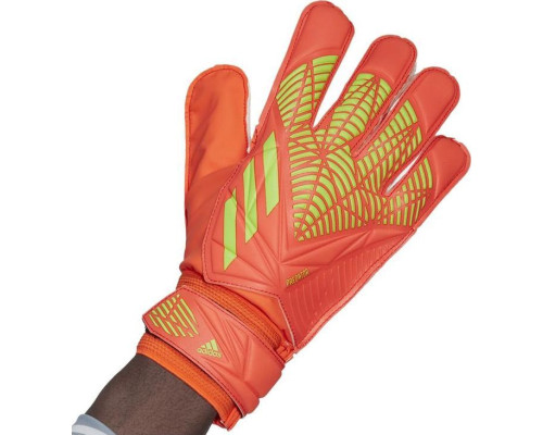 Рукавички воротарські Adidas PRED GL TRN р. 9, помаранчево-білі