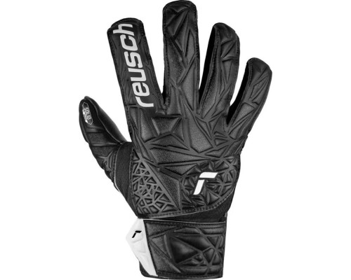 Рукавички воротарські Reusch Attrakt Starter Solid Finger Support Junior 5472511 7700 р.8, чорні Рукавички воротарські Reusch Attrakt Starter Solid Finger Support Junior 5472511 7700 р.8, чорні