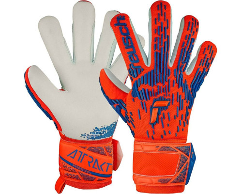 Рукавички воротарські Reusch Attrakt Freegel Silver Junior 5472235 2210 р.7,5, помаранчеві Рукавички воротарські Reusch Attrakt Freegel Silver Junior 5472235 2210 р.7,5, помаранчеві