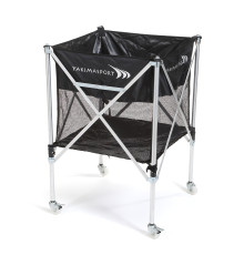 Візок для м'ячів Yakimasport 100460 ( 20 - 24 м'яча), чорно-білий