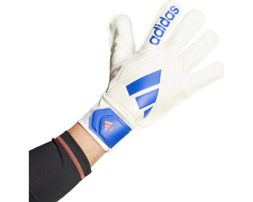 Рукавички воротарські Adidas Copa Club Goalkeeper IX3835 р.8, біло-сині Рукавички воротарські Adidas Copa Club Goalkeeper IX3835 р.8, біло-сині