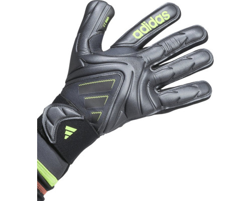Рукавички воротарські Adidas Copa Pro czarne JN5335 р. 9,5, чорно-зелені Рукавички воротарські Adidas Copa Pro czarne JN5335 р. 9,5, чорно-зелені