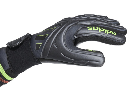 Рукавички воротарські Adidas Copa Pro czarne JN5335 р. 9,5, чорно-зелені Рукавички воротарські Adidas Copa Pro czarne JN5335 р. 9,5, чорно-зелені
