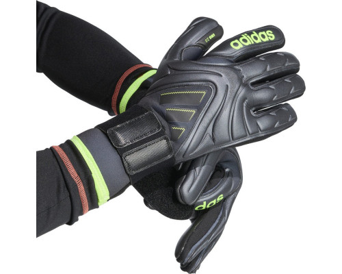 Рукавички воротарські Adidas Copa Pro czarne JN5335 р. 9,5, чорно-зелені Рукавички воротарські Adidas Copa Pro czarne JN5335 р. 9,5, чорно-зелені
