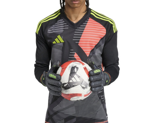 Рукавички воротарські Adidas Copa Pro czarne JN5335 р. 9,5, чорно-зелені Рукавички воротарські Adidas Copa Pro czarne JN5335 р. 9,5, чорно-зелені