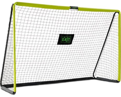 Ворота футбольні EXIT Tempo 300 х 200 см, чорно-зелені