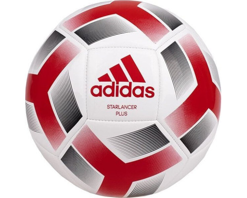 М'яч для футболу Adidas Starlancer Plus біло-червоний IA0969 4 М'яч для футболу Adidas Starlancer Plus біло-червоний IA0969 4