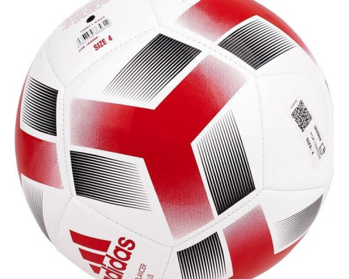 М'яч для футболу Adidas Starlancer Plus біло-червоний IA0969 4 М'яч для футболу Adidas Starlancer Plus біло-червоний IA0969 4
