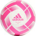 М'яч футбольний Adidas Starlancer Club IB7719 розмір 5, біло-рожевий
