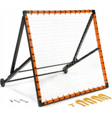 Сітка тренувальна для футболу Yakimasport Rebounder PRO 120 х 120 см, помаранчево-чорний
