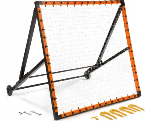 Сітка тренувальна для футболу Yakimasport Rebounder PRO 120 х 120 см, помаранчево-чорний Сітка тренувальна для футболу Yakimasport Rebounder PRO 120 х 120 см, помаранчево-чорний