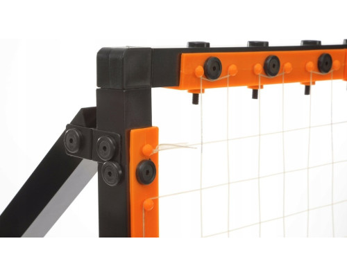Сітка тренувальна для футболу Yakimasport Rebounder PRO 120 х 120 см, помаранчево-чорний Сітка тренувальна для футболу Yakimasport Rebounder PRO 120 х 120 см, помаранчево-чорний