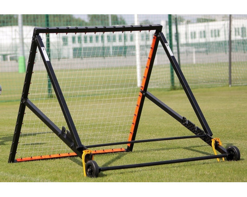 Сітка тренувальна для футболу Yakimasport Rebounder PRO 120 х 120 см, помаранчево-чорний Сітка тренувальна для футболу Yakimasport Rebounder PRO 120 х 120 см, помаранчево-чорний
