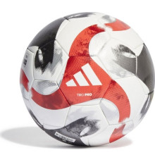  М'яч футбольний Adidas TIRO PRO HT2428 розмір 5, біло-червоний