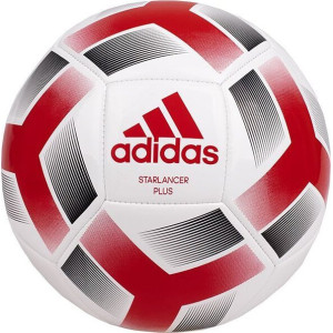 М'яч футбольний Adidas Starlancer Plus IA0969 розмір 5, біло-червоний
