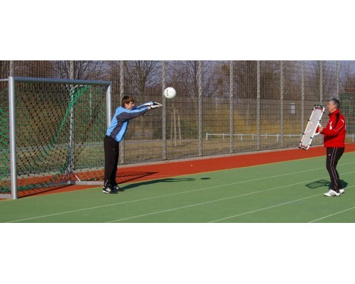 Сітка тренувальна для футболу Yakimasport Rebounder 80 x 80 см, біло-червона Сітка тренувальна для футболу Yakimasport Rebounder 80 x 80 см, біло-червона