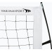 Ворота футбольні Yakimasport Flex 240 х 150 см, білі