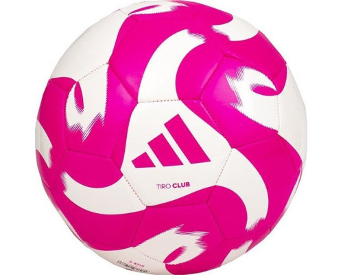 М'яч для футболу Adidas Tiro Club біло-рожевий HZ6913 4 М'яч для футболу Adidas Tiro Club біло-рожевий HZ6913 4