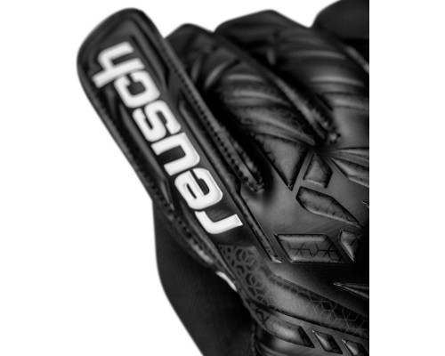 Рукавички воротарські Reusch Attrakt Starter Solid 5570514 7700 р.8, чорні Рукавички воротарські Reusch Attrakt Starter Solid 5570514 7700 р.8, чорні