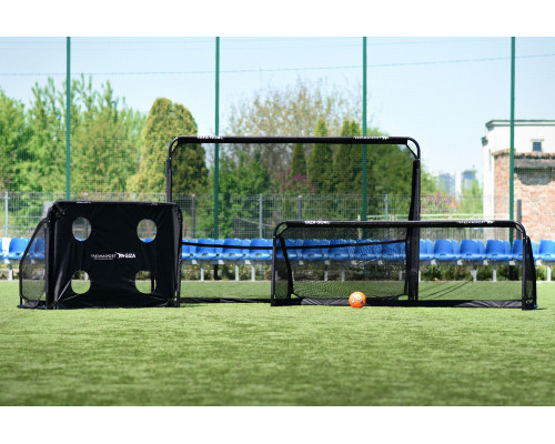 Ворота футбольні Yakimasport GIZA 300 х 200 см, чорні