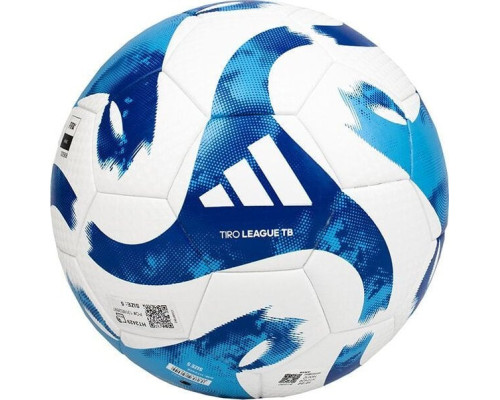 М'яч для футболу Adidas Tiro League термозварений біло-синій HT2429 5 М'яч для футболу Adidas Tiro League термозварений біло-синій HT2429 5
